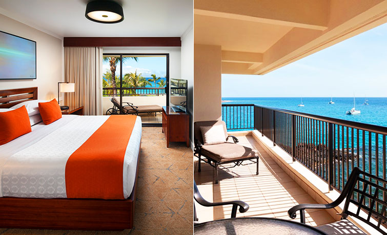 写真:客室、テラス